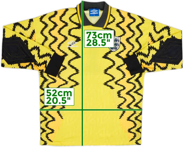 Camiseta de portero de England 1992-94 #1 - 8/10 - (M)