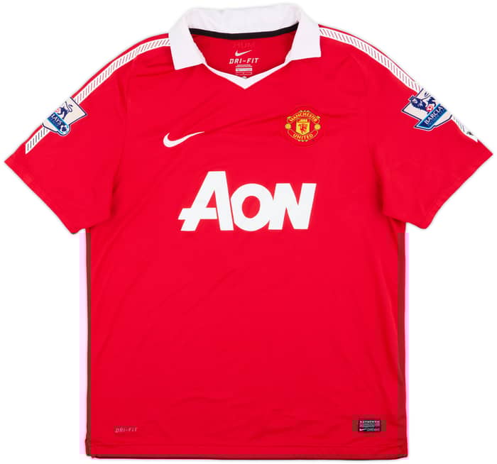 2010-11 Manchester United Home Shirt Rooney #10 - 8/10 - (L)