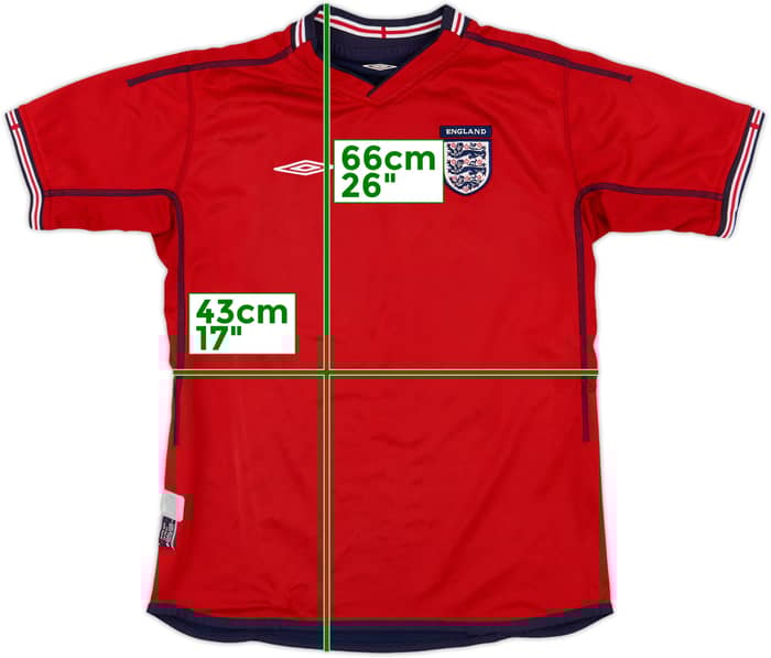 2002-04 England Away Shirt - 8/10 - (L.Boys)