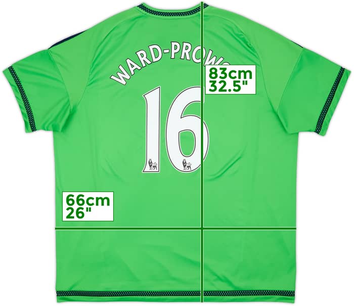 2015-16 Southampton Away Shirt Ward-Prowse #16 - 8/10 - (XXL)