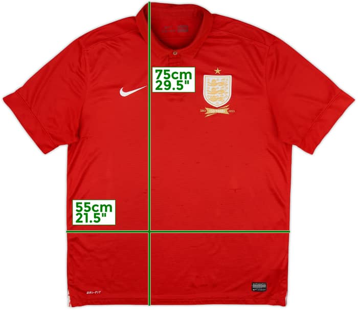 2013 England Away 150th Anniversary Shirt - 6/10 - (XL)