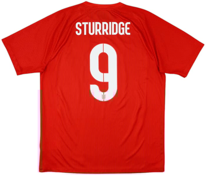2014-15 England Away Shirt Sturridge #9 - 10/10 - (L)