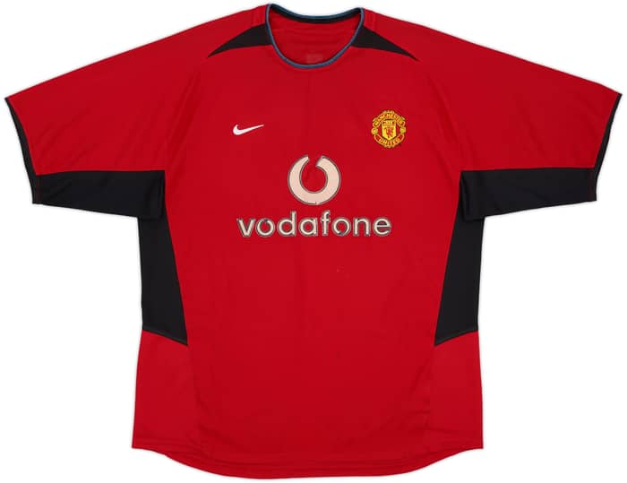 2002-04 Manchester United Home Shirt - 4/10 - (XL)