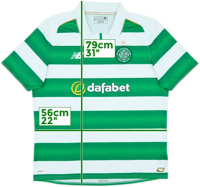 2016-17 Celtic Home Shirt - 6/10 - (XL)