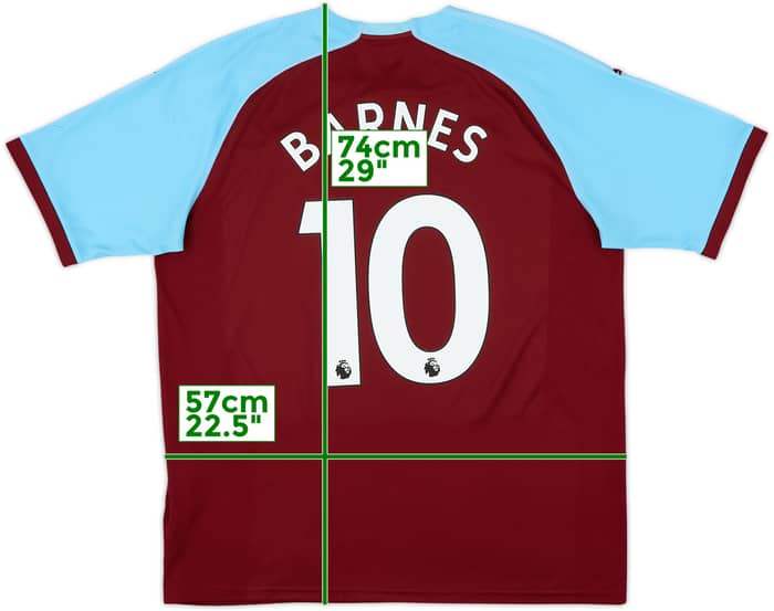 2018-19 Burnley Home Shirt Barnes #10 - 6/10 - (XL)