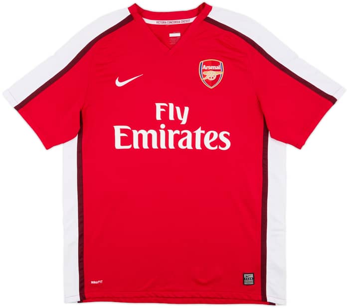 2008-10 Arsenal Home Shirt Fabregas #4 - 8/10 - (L)