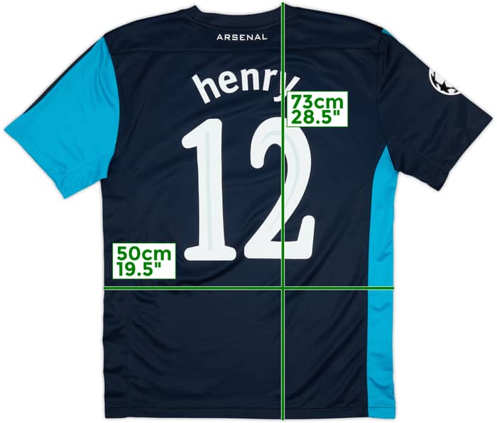 2011-12 Arsenal Away Shirt Henry #12 - 9/10 - (M)