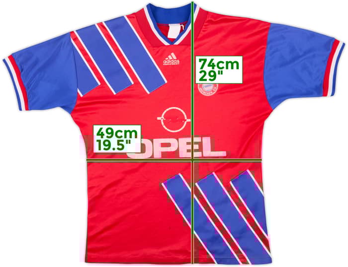 1993-95 Bayern Munich Home Shirt - 4/10 - (M)