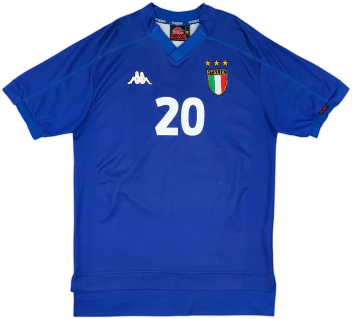 1998-99 Italy Home Shirt Totti #20 - 8/10 - (M)