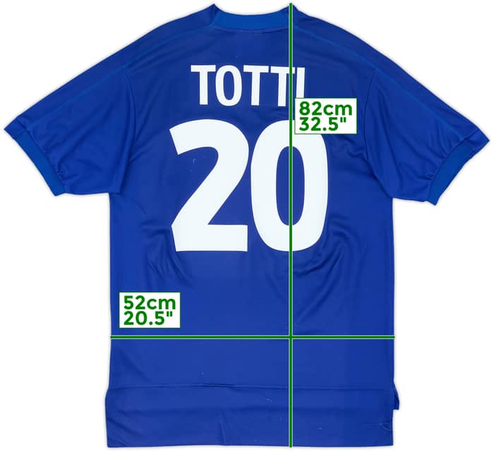 1998-99 Italy Home Shirt Totti #20 - 8/10 - (M)