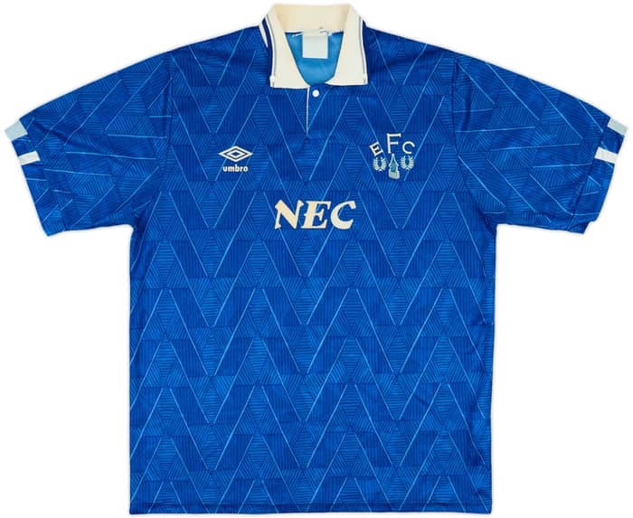 1988-91 Everton Home Shirt - 8/10 - (L)