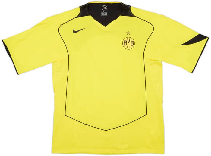 2004-05 Borussia Dortmund Player Issue Home Shirt Rosicky #10 - 8/10 - (L)