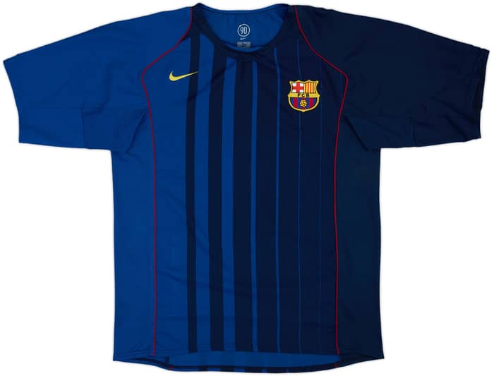 2004-05 Barcelona Away Shirt Ronaldinho #10 - 8/10 - (XL)
