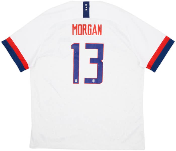 2019-20 USA Women's Home Shirt Morgan #13 - 8/10 - (Men's XL)