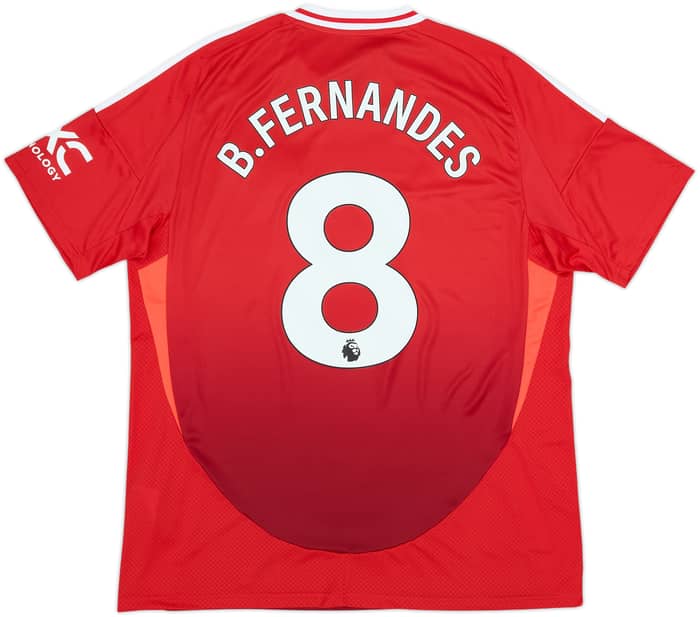 2024-25 Manchester United Home Shirt B.Fernandes #8 (XL)