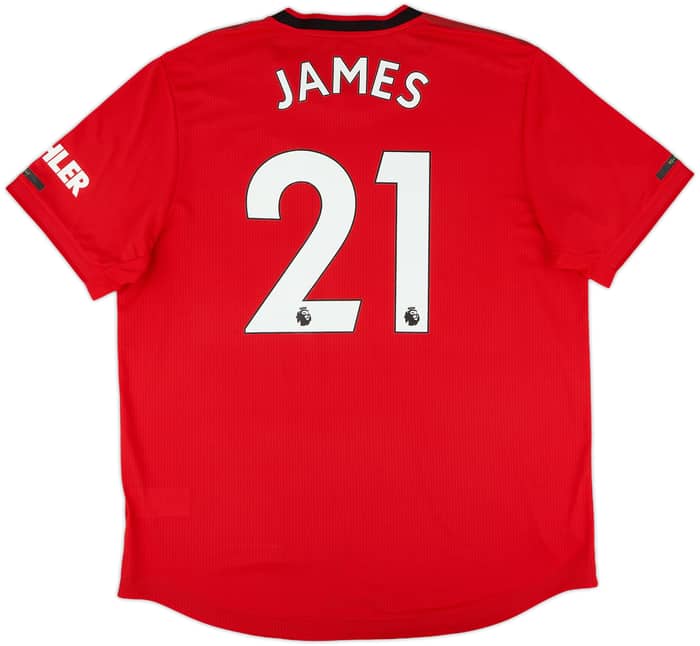 2019-20 Manchester United Authentic Home Shirt James #21 - 8/10 - (XL)