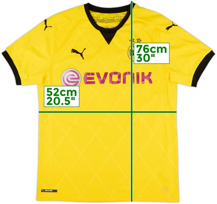 2015-16 Dortmund European Home Shirt - 8/10 - (L)