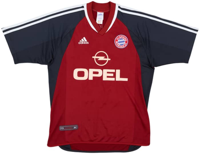 2001-02 Bayern Munich Home Shirt Elber #9 - 8/10 - (M)