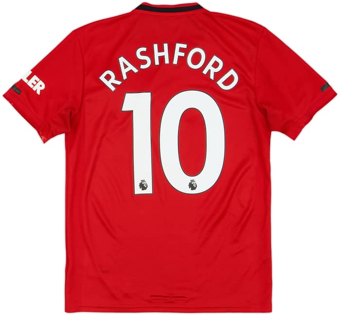 2019-20 Manchester United Home Shirt Rashford #10 - 5/10 - (S)