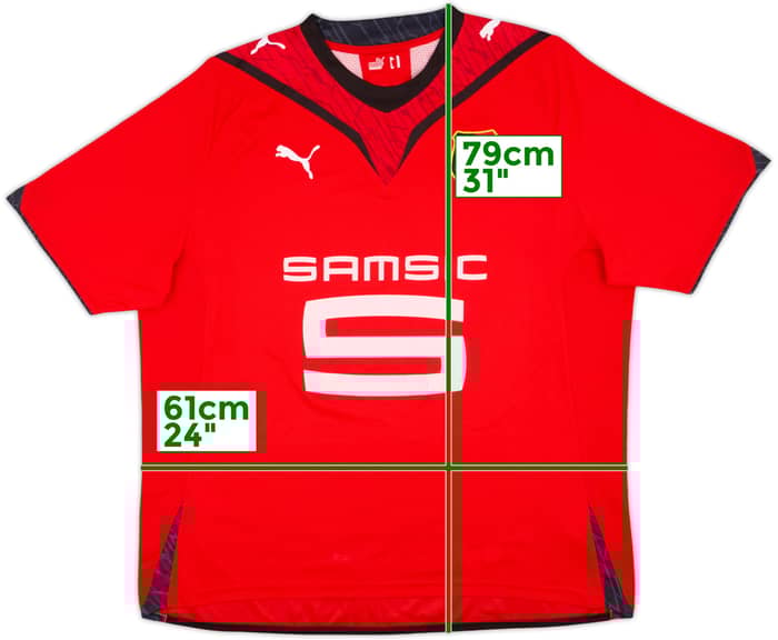 2009-10 Stade Rennais Home Shirt - 6/10 - (XL)