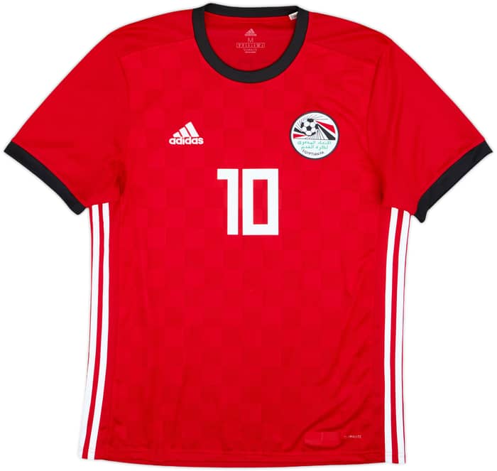 2018-19 Egypt Home Shirt Salah #10 - 8/10 - (M)
