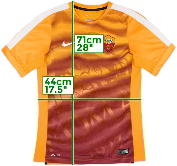 2015-16 Roma Nike Training Shirt - 7/10 - (S)