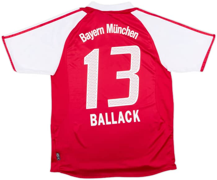 2004-05 Bayern Munich Home Shirt Ballack #13 - 8/10 - (XL.Boys)