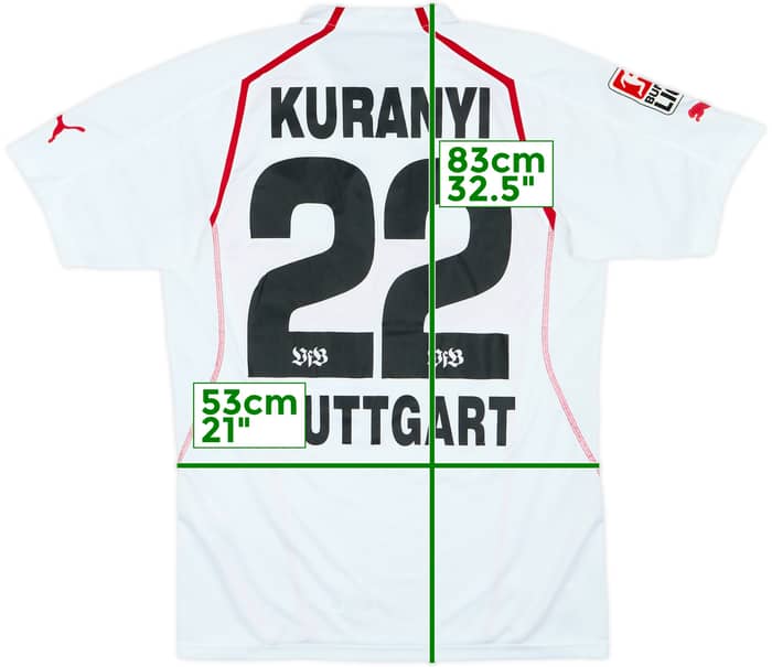 2004-05 Stuttgart Signed Home Shirt Kuranyi #22 - 9/10 - (M)