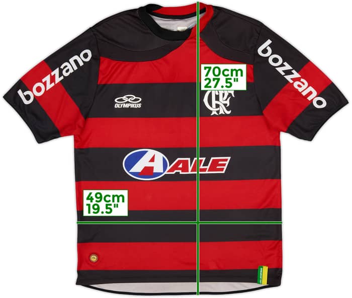2009-10 Flamengo Home Shirt #10 - 9/10 - (S)
