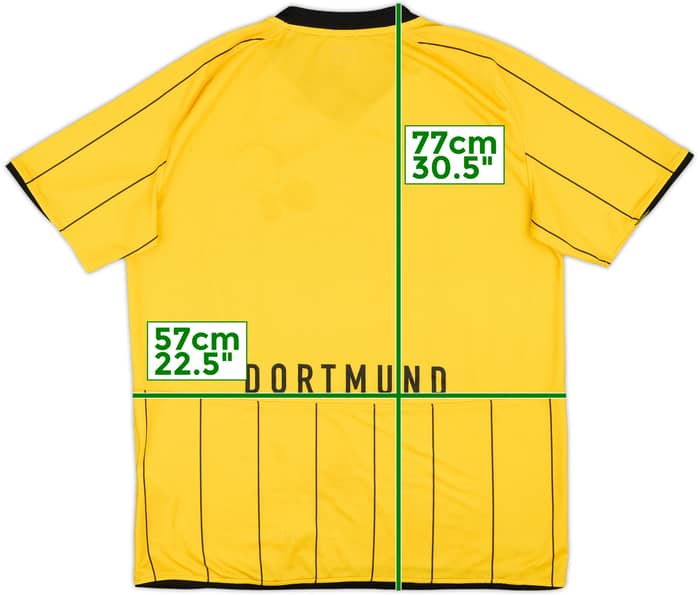 2008-09 Borussia Dortmund Signed Home Shirt - 5/10 - (L)