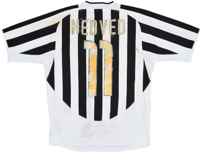 2003-04 Juventus Home Shirt Nedved #11 - 4/10 - (M)