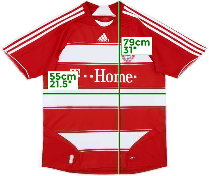 2007-08 Bayern Munich Home Shirt - 4/10 - (L)