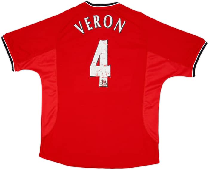 2000-02 Manchester United Home Shirt Veron #4 - 5/10 - (L)