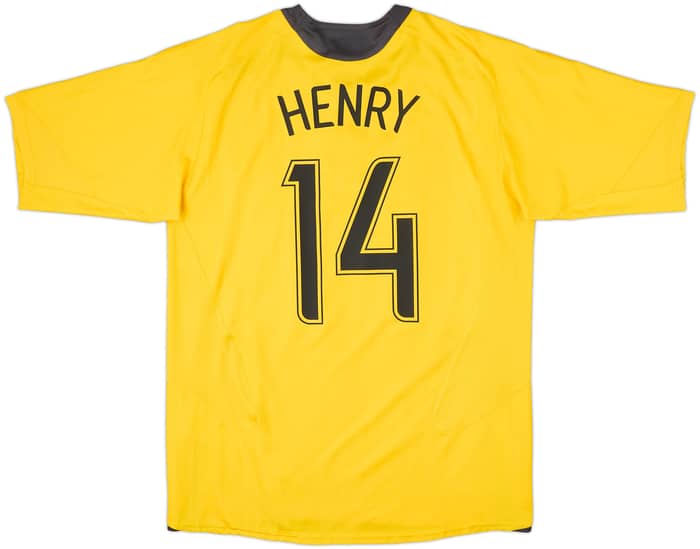 2006-07 Arsenal Away Shirt Henry #14 - 5/10 - (L)