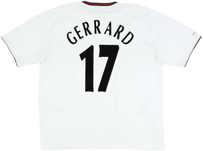 2003-04 Liverpool Away Shirt Gerrard #17 - 6/10 - (XXL)