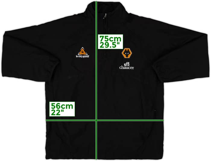 2004-05 Wolves 1/4 Zip Rain Jacket - 10/10 - (L.Boys)