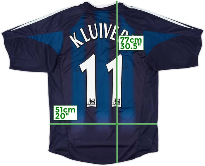 2004-05 Newcastle Away Shirt Kluivert #11 - 6/10 - (S)