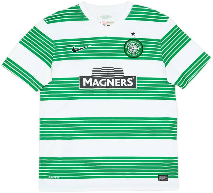 2013-15 Celtic Home Shirt Virgil #5 - 8/10 - (M)