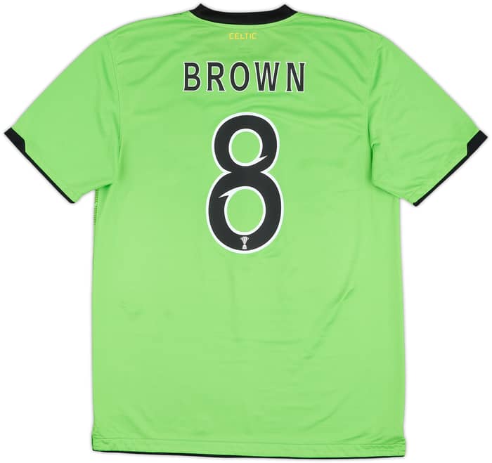 2010-11 Celtic Away Shirt Brown #8 - 7/10 - (M)