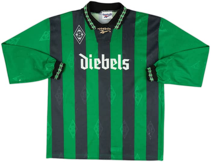 1995-96 Borussia Monchengladbach Away L/S Shirt - 6/10 - (L)