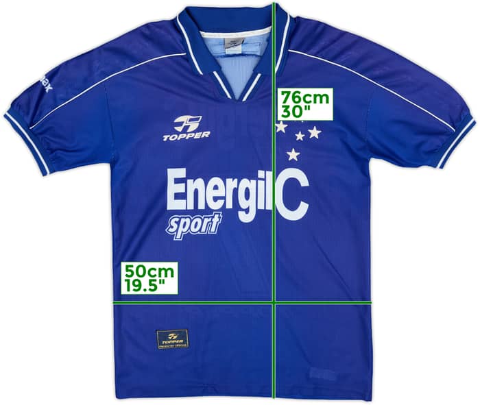 1999 Cruzeiro Home Shirt #7 - 9/10 - (L)