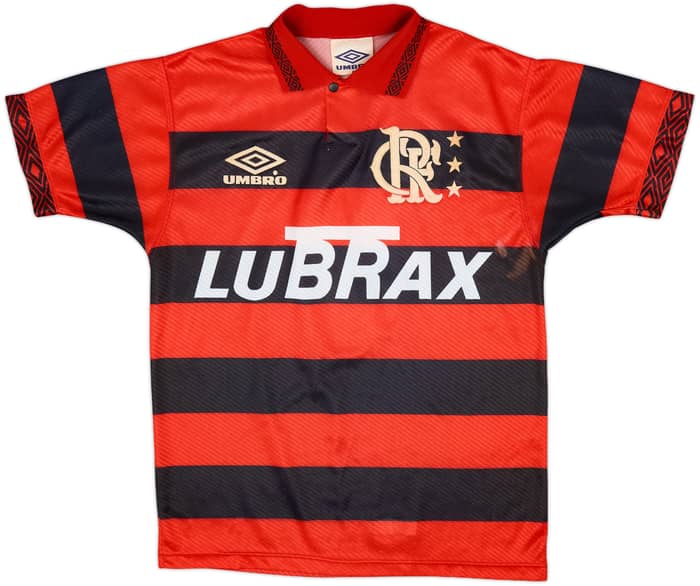 1994-95 Flamengo Home Shirt #9 - 8/10 - (S)