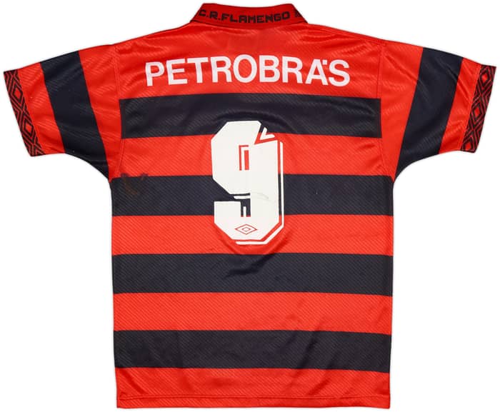 1994-95 Flamengo Home Shirt #9 - 8/10 - (S)