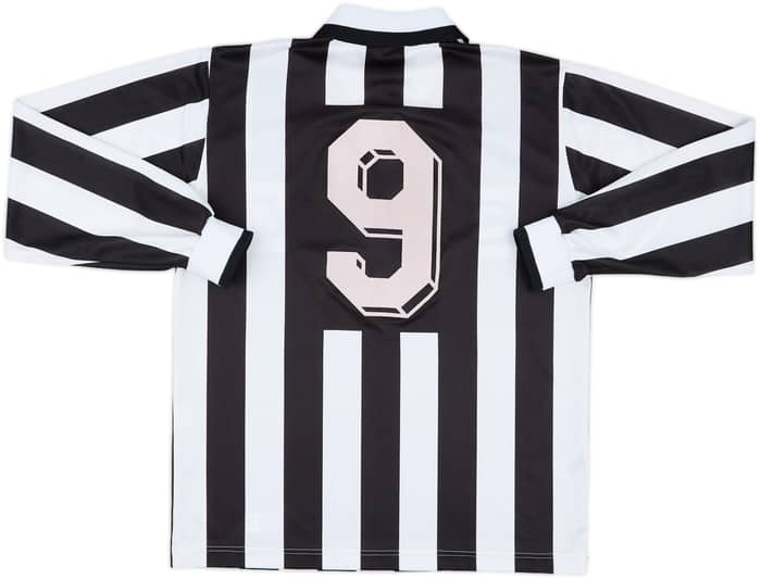 1995-97 Juventus Home L/S Shirt #9 - 8/10 - (S)