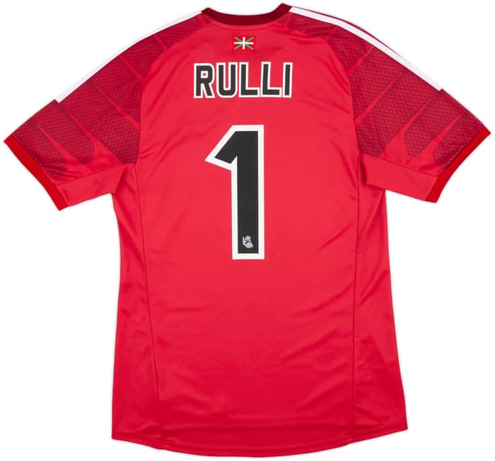 2014-15 Real Sociedad Player Issue GK S/S Shirt Rulli #1 - 8/10 - (XL)