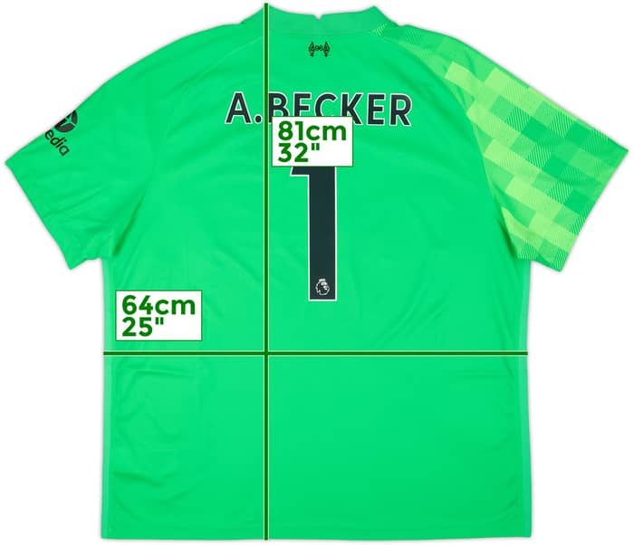 2021-22 Liverpool GK Shirt A.Becker #1 (XXL)