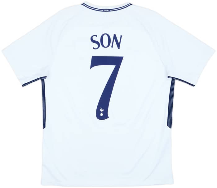 2017-18 Tottenham Home Shirt Son #7 - 8/10 - (L)