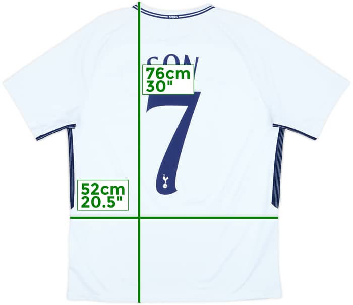 2017-18 Tottenham Home Shirt Son #7 - 8/10 - (L)