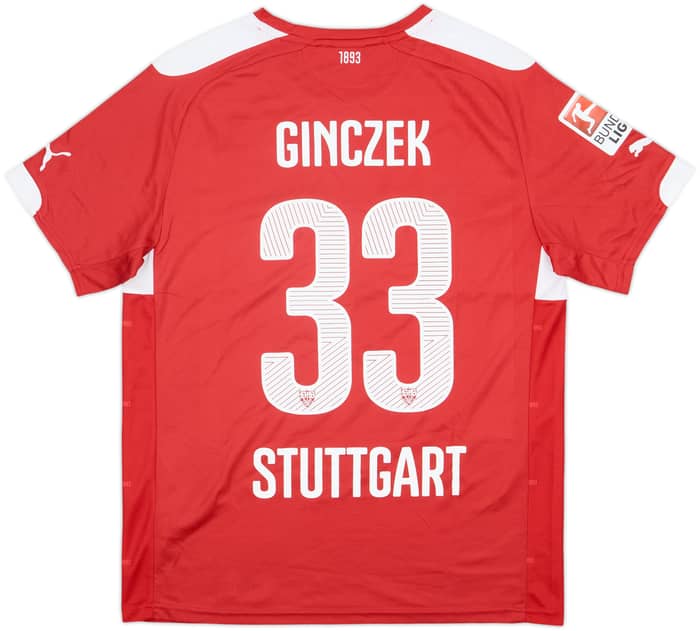 2014-15 Stuttgart Away Shirt Ginczek #33 - 8/10 - (L)