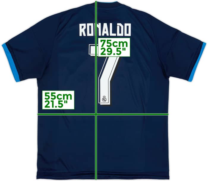 2015-16 Real Madrid Third Shirt Ronaldo #7 - 9/10 - (L)